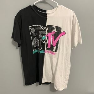 Hollister MTV split tshirt